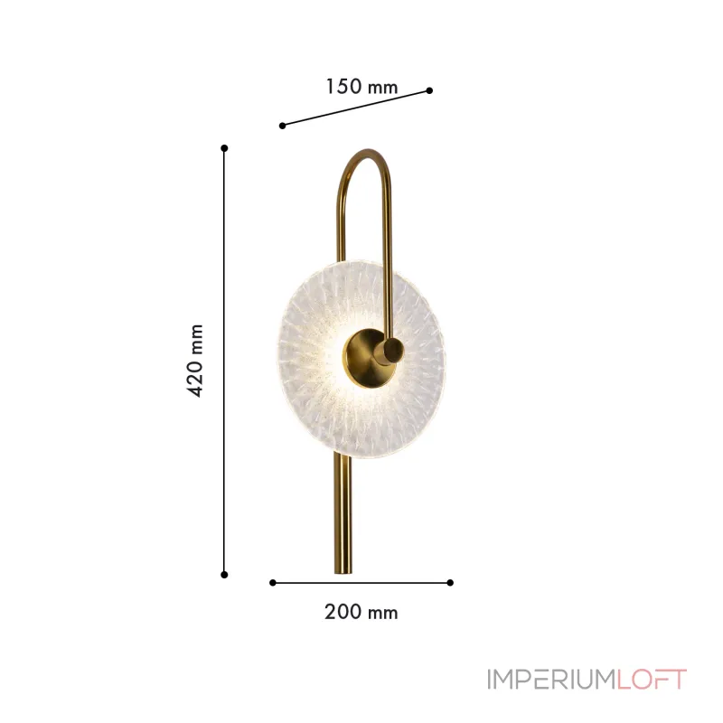Настенный светильник Favourite Plade 4270-1W от ImperiumLoft Настенный светильник Favourite Plade 4270-1W от ImperiumLoft