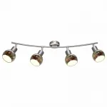 Спот Arte Lamp Illusione A6125PL-4SS Цвет арматуры серебро Цвет плафонов разноцветный от ImperiumLoft