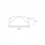 Встраиваемый светильник Artemide Luceri L598200 от ImperiumLoft