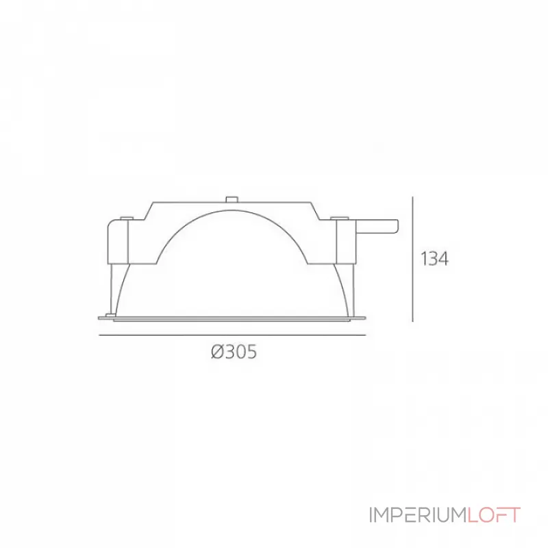 Встраиваемый светильник Artemide Luceri L598200 от ImperiumLoft