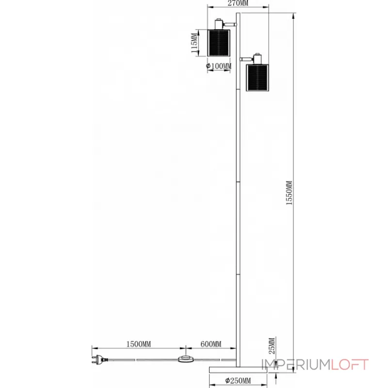 Торшер Moderli Suspent V3061-2F от ImperiumLoft