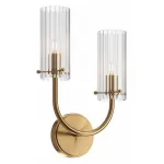 Бра Maytoni Arco MOD223WL-02BS Цвет арматуры латунь Цвет плафонов прозрачный от ImperiumLoft