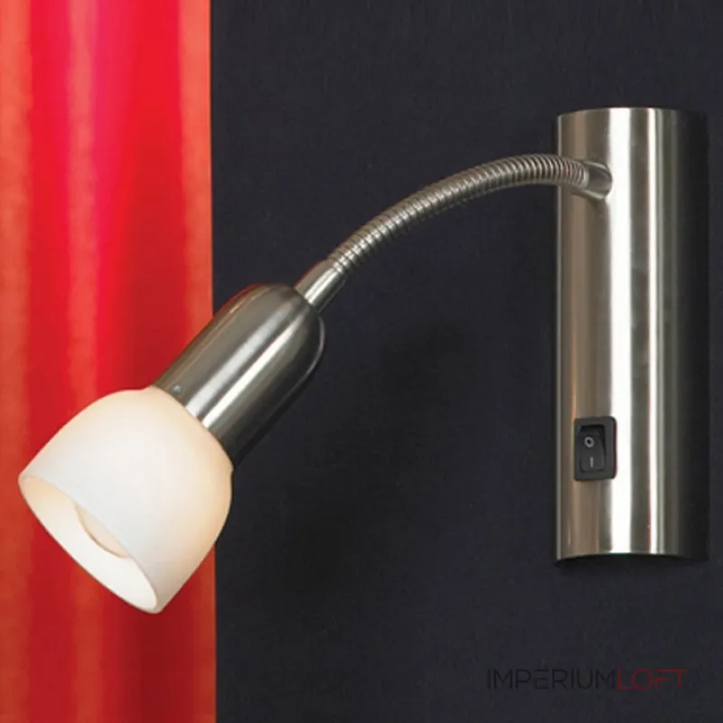 Бра Lussole Barete LSL-7700-01 Цвет арматуры никель от ImperiumLoft Бра Lussole Barete LSL-7700-01 Цвет арматуры никель от ImperiumLoft