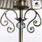 Настольная лампа декоративная Arte Lamp Charm A2083LT-1AB Цвет арматуры бронза Цвет плафонов кремовый от ImperiumLoft