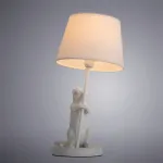 Настольная лампа декоративная Arte Lamp Gustav A4420LT-1WH Цвет плафонов белый Цвет арматуры белый от ImperiumLoft