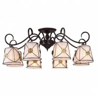 Потолочная люстра Arte Lamp Fortuna A5495PL-8BR Потолочная люстра Arte Lamp Fortuna A5495PL-8BR