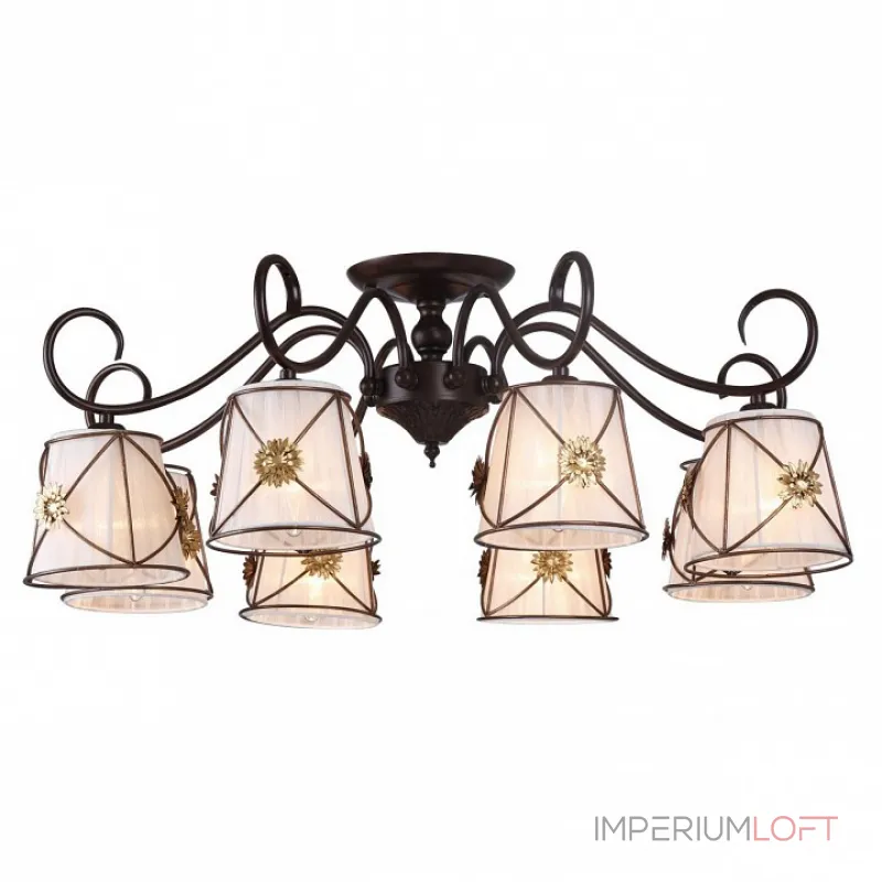 Потолочная люстра Arte Lamp Fortuna A5495PL-8BR Потолочная люстра Arte Lamp Fortuna A5495PL-8BR