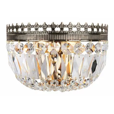 Накладной светильник Omnilux Syracuse OML-76607-02 Цвет арматуры золото Цвет плафонов прозрачный