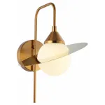 Бра Stilfort Saturn 2125/03/01W Цвет плафонов белый Цвет арматуры золото от ImperiumLoft