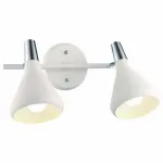 Спот Arte Lamp Ciclone A9154AP-2WH Цвет арматуры хром Цвет плафонов белый от ImperiumLoft