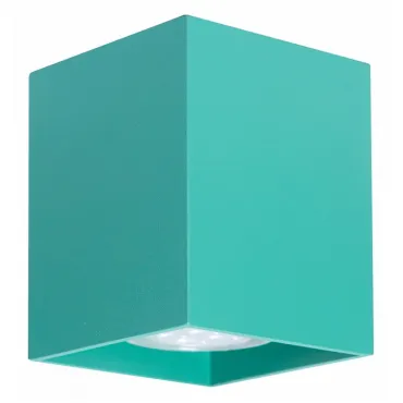 Накладной светильник TopDecor Tubo 8 SQ Tubo8 SQ P1 24 Цвет арматуры зеленый