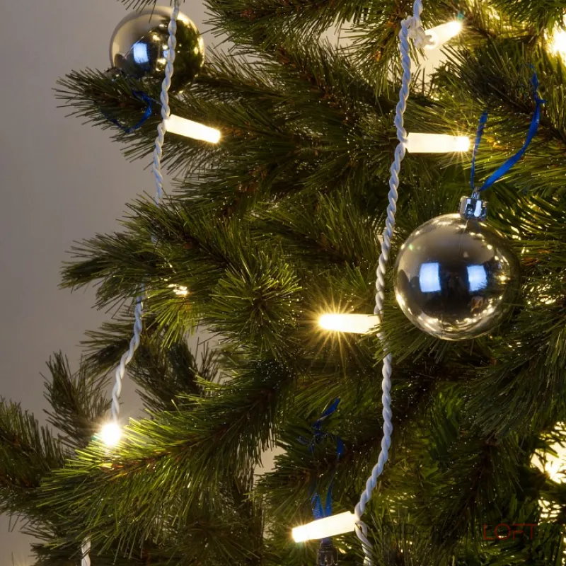 Занавес световой Eurosvet 200-101 теплый белый с эффектом мерцания от ImperiumLoft