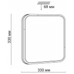 Накладной светильник Sonex Orso 3059/CL Цвет плафонов белый от ImperiumLoft