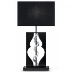 Настольная лампа декоративная Maytoni Intreccio ARM010-11-R Цвет арматуры серебро Цвет плафонов черный от ImperiumLoft