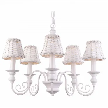 Подвесная люстра Arte Lamp Villaggio A3400LM-5WH Подвесная люстра Arte Lamp Villaggio A3400LM-5WH