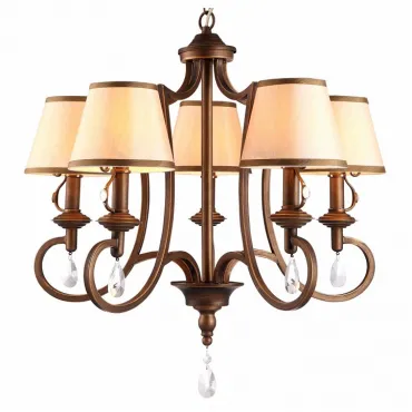 Подвесная люстра Arte Lamp Castello A6016LM-5BG Подвесная люстра Arte Lamp Castello A6016LM-5BG
