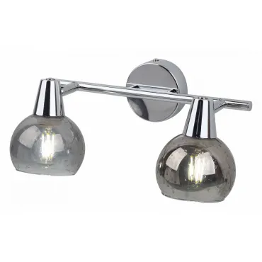 Спот Rivoli Gocce W2 CR Б0038122 Цвет арматуры хром Цвет плафонов серый Спот Rivoli Gocce W2 CR Б0038122 Цвет арматуры хром Цвет плафонов серый