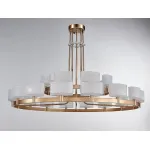 Люстра на штанге Newport 4330 4338+16/C gold 