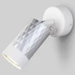 Бра Eurosvet Mizar 20088/1 белый/серебро Цвет плафонов серебро Цвет арматуры белый от ImperiumLoft