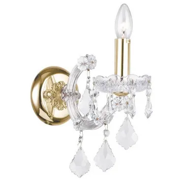Бра Dio D’Arte Diamante Diamante E 2.1.2.600 G Цвет арматуры золото Цвет плафонов прозрачный