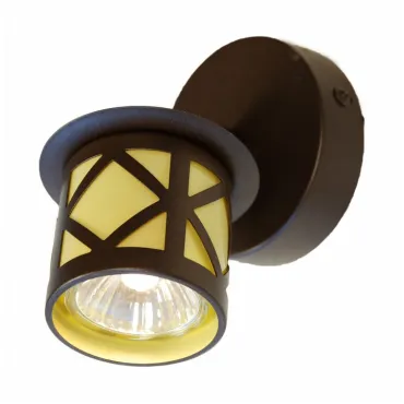 Спот Citilux Гессен CL536511 Цвет арматуры коричневый Цвет плафонов желтый