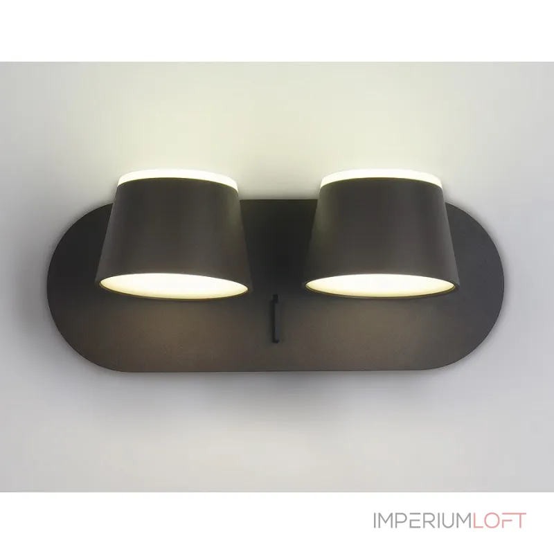 Бра Ambrella Sota 7 FW172 Цвет арматуры коричневый Цвет плафонов черный от ImperiumLoft Бра Ambrella Sota 7 FW172 Цвет арматуры коричневый Цвет плафонов черный от ImperiumLoft