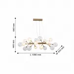 Подвесная люстра Favourite Babylon 2515-12P 