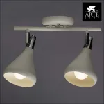Спот Arte Lamp Ciclone A9154AP-2WH Цвет арматуры хром Цвет плафонов белый от ImperiumLoft