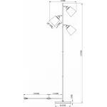 Торшер Moderli Floor V3050-3F от ImperiumLoft