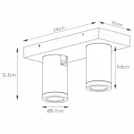 Спот Lucide Taylor 09930/10/31 Цвет плафонов белый Цвет арматуры белый от ImperiumLoft