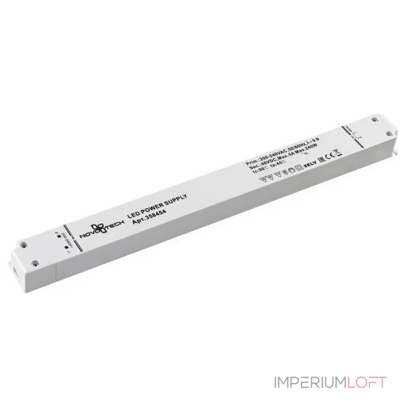 Блок питания Novotech Flum 358454 Цвет арматуры белый от ImperiumLoft Блок питания Novotech Flum 358454 Цвет арматуры белый от ImperiumLoft