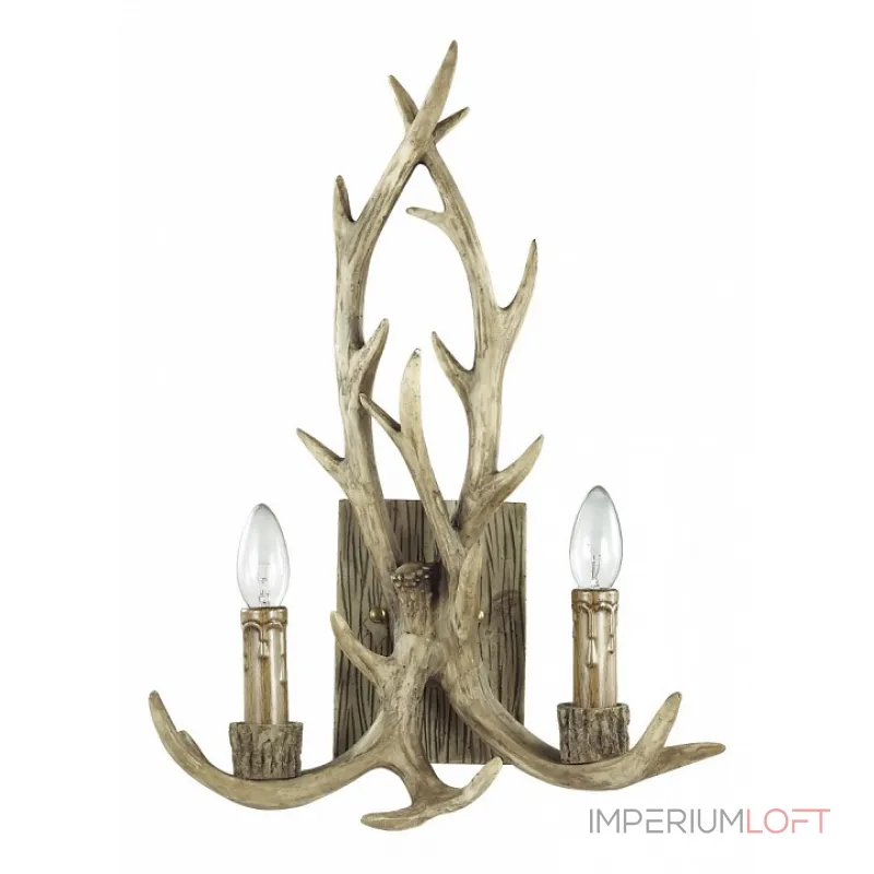 Бра Ideal Lux Chalet CHALET AP2 Цвет арматуры коричневый от ImperiumLoft Бра Ideal Lux Chalet CHALET AP2 Цвет арматуры коричневый от ImperiumLoft