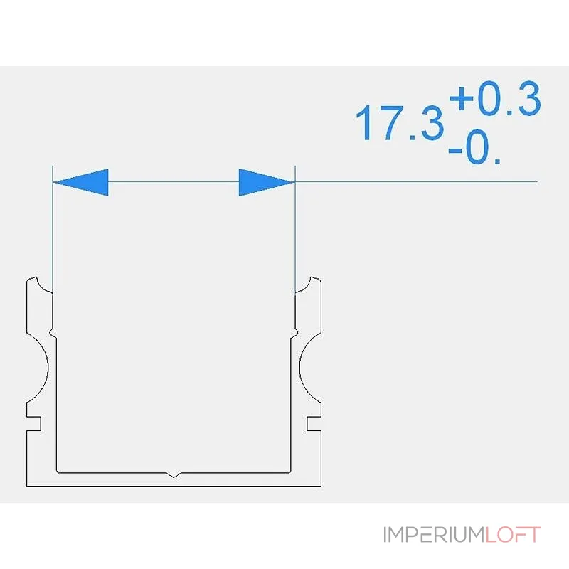Профиль накладной  Deko-Light AU-02-15 970160 Цвет арматуры серебро от ImperiumLoft