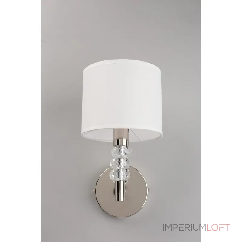 Бра Aployt Franula APL.724.01.01 Цвет арматуры никель Цвет плафонов белый от ImperiumLoft