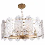 Подвесной светильник Stilfort Glazgo 1007/03/08P Цвет плафонов прозрачный Цвет арматуры золото от ImperiumLoft