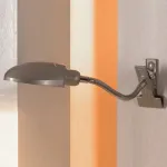 Настольная лампа офисная Lussole Roma LST-4274-01 Цвет арматуры серый Цвет плафонов серый от ImperiumLoft