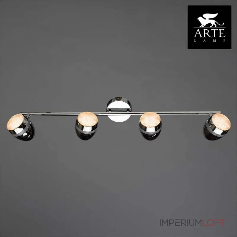 Спот Arte Lamp Bombo A6701PL-4CC Цвет арматуры хром Цвет плафонов хром от ImperiumLoft