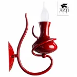Бра Arte Lamp Vaso A6819AP-1RD Цвет арматуры Красный Цвет плафонов желтый от ImperiumLoft