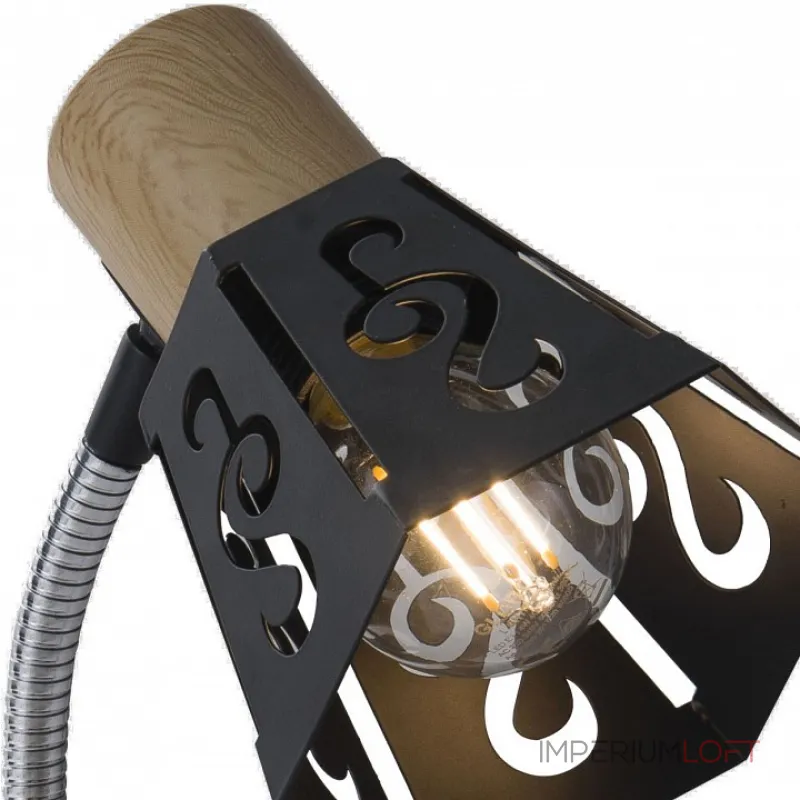 Настольная лампа офисная Rivoli Notabile T1 BK Б0038109 Цвет арматуры черный Цвет плафонов черный от ImperiumLoft Настольная лампа офисная Rivoli Notabile T1 BK Б0038109 Цвет арматуры черный Цвет плафонов черный от ImperiumLoft