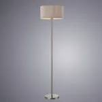 Торшер Arte Lamp Mallorca A1021PN-1SS Цвет плафонов серый Цвет арматуры никель от ImperiumLoft