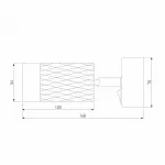 Бра Eurosvet Mizar 20088/1 белый/серебро Цвет плафонов серебро Цвет арматуры белый от ImperiumLoft