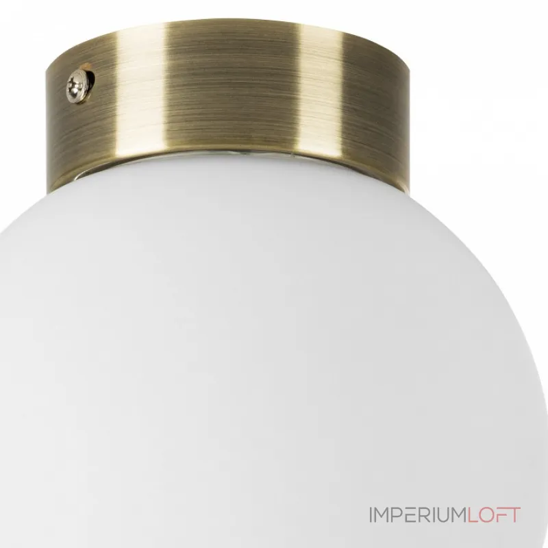 Накладной светильник Lightstar Globo 812011 Цвет арматуры коричневый Цвет плафонов белый от ImperiumLoft