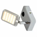 Бра Arte Lamp Rampa A9412AP-1CC Цвет арматуры хром Цвет плафонов белый от ImperiumLoft