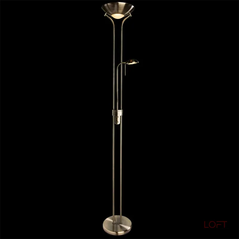 Торшер с подсветкой Arte Lamp Duetto A4329PN-2AB Цвет арматуры бронза Цвет плафонов бронза от ImperiumLoft Торшер с подсветкой Arte Lamp Duetto A4329PN-2AB Цвет арматуры бронза Цвет плафонов бронза от ImperiumLoft