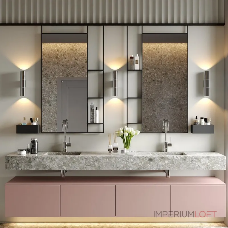 Бра Odeon Light Bazel 4281/2WA Цвет арматуры хром Цвет плафонов хром от ImperiumLoft Бра Odeon Light Bazel 4281/2WA Цвет арматуры хром Цвет плафонов хром от ImperiumLoft