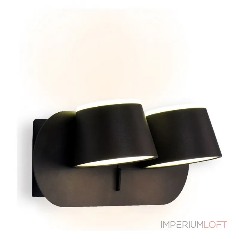 Бра Ambrella Sota 7 FW172 Цвет арматуры коричневый Цвет плафонов черный от ImperiumLoft Бра Ambrella Sota 7 FW172 Цвет арматуры коричневый Цвет плафонов черный от ImperiumLoft