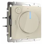 Терморегулятор электромеханический для теплого пола Werkel слоновая кость W1151103 от ImperiumLoft