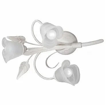 Бра Vitaluce V1085 V1085-0/3PL Цвет арматуры золото Цвет плафонов белый