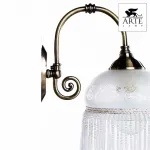 Бра Arte Lamp Victoriana A3191AP-1AB Цвет арматуры бронза Цвет плафонов белый от ImperiumLoft