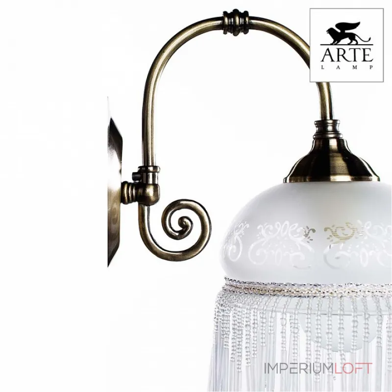Бра Arte Lamp Victoriana A3191AP-1AB Цвет арматуры бронза Цвет плафонов белый от ImperiumLoft Бра Arte Lamp Victoriana A3191AP-1AB Цвет арматуры бронза Цвет плафонов белый от ImperiumLoft